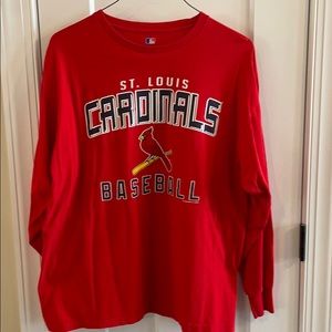 Men’s L/S St Louis Cardinals Baseball T-shirt XL